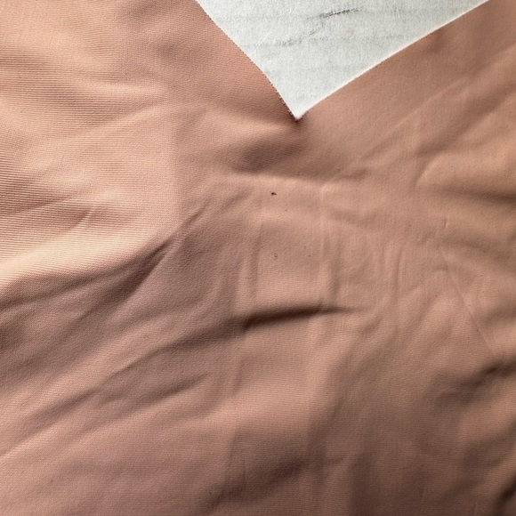 THALIA SODI Bralette Wireless Super Soft Front Lace Back Large Missing Pads Nude - Picture 7 of 12